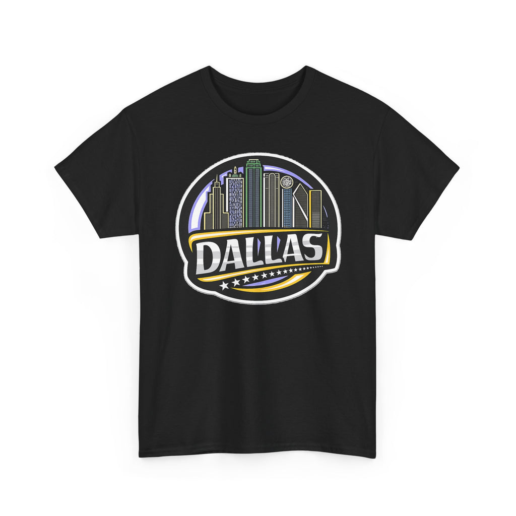 Dallas Skyline Tee — Vintage City Skyline Graphic T-Shirt