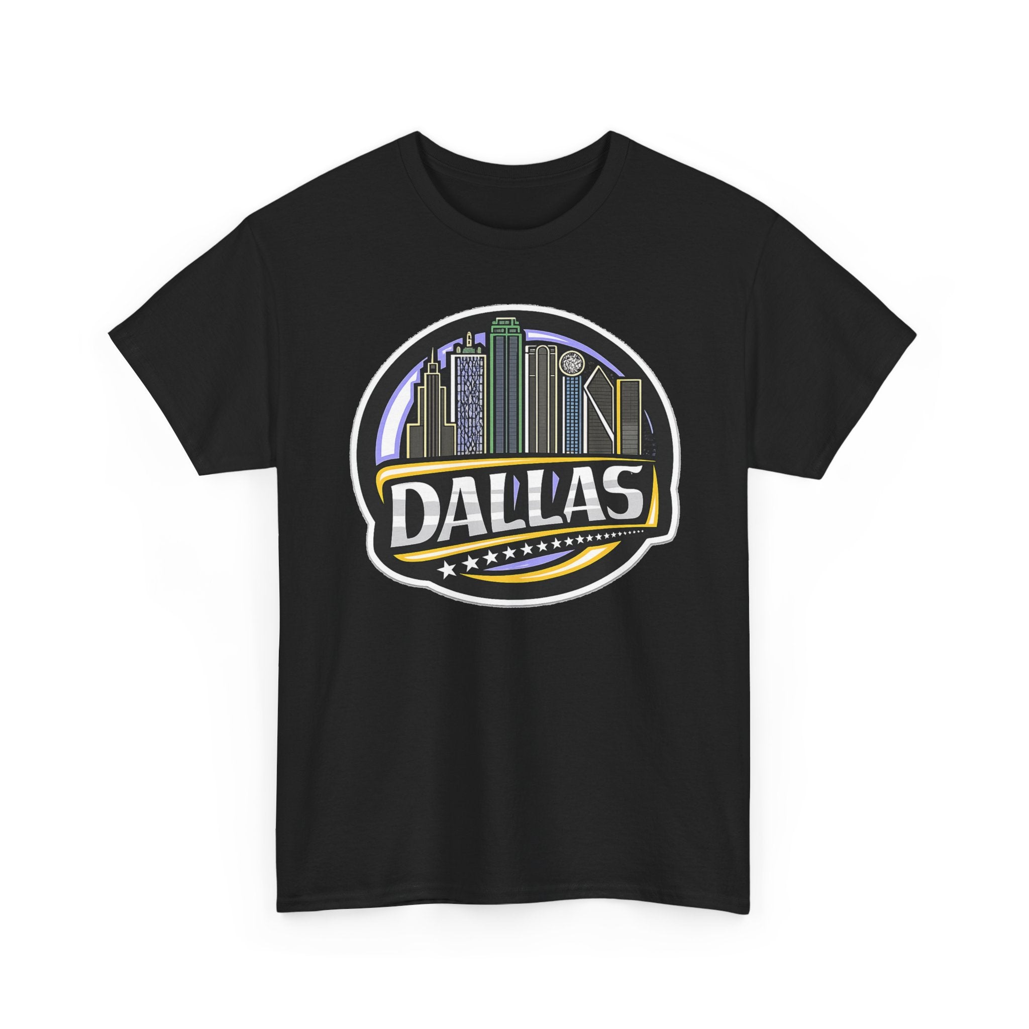 Dallas Skyline Tee — Vintage City Skyline Graphic T-Shirt