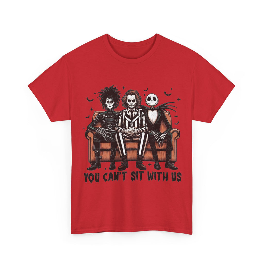 Johnny Depp Graphic Tee — 'You Can't Sit With Us' Halloween Horror Trio T-Shirt