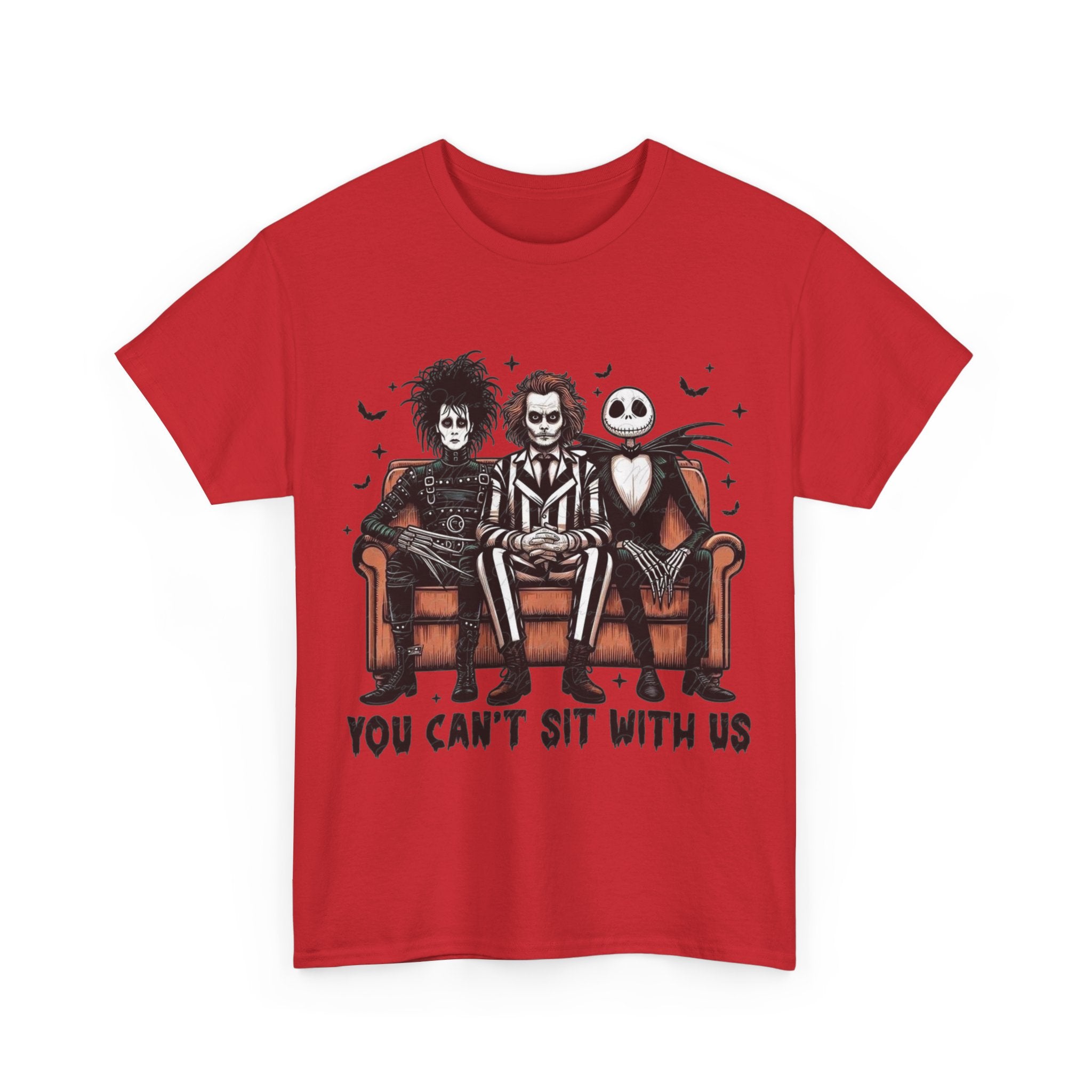 Johnny Depp Graphic Tee — 'You Can't Sit With Us' Halloween Horror Trio T-Shirt