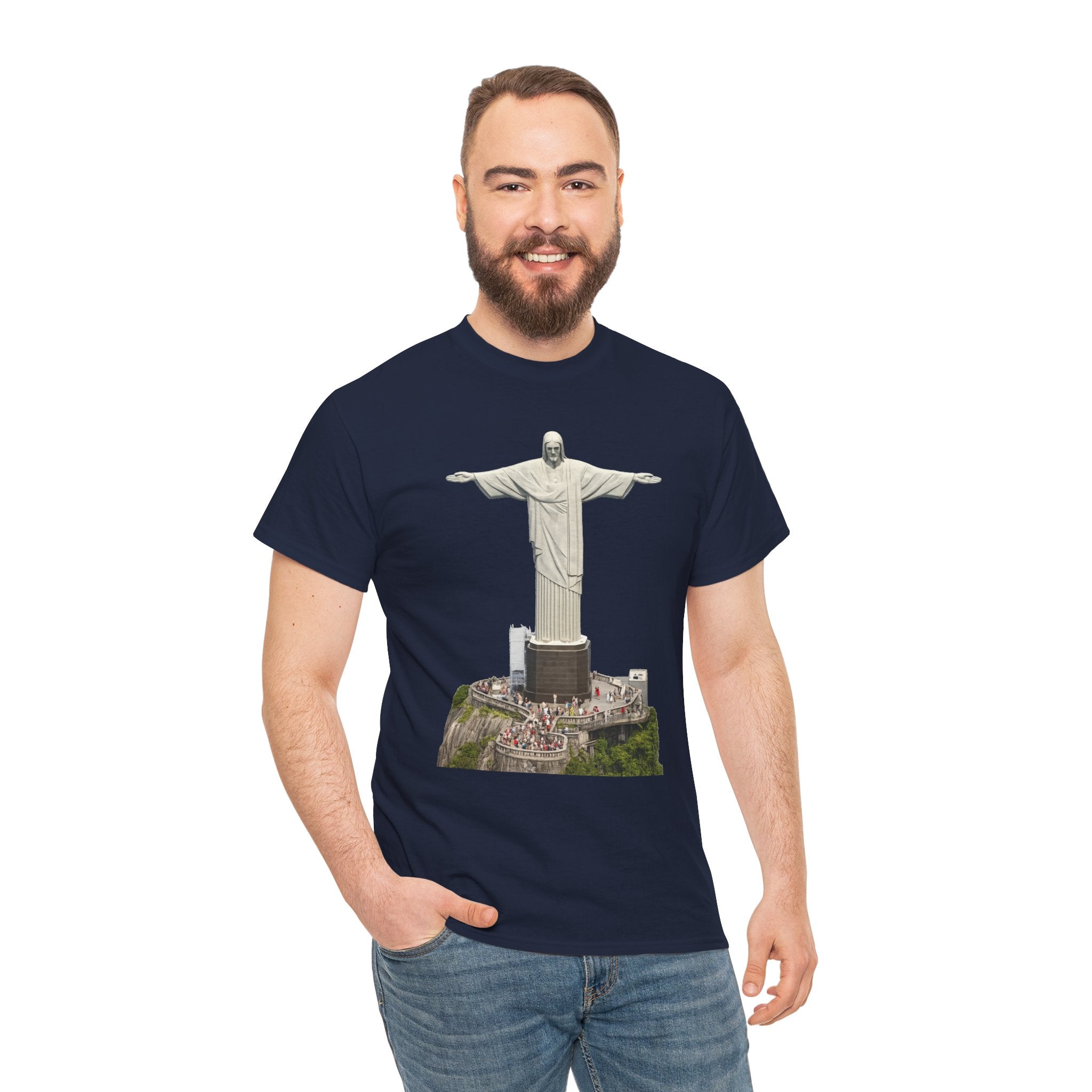 Christ the Redeemer Rio T-Shirt — Brazil Travel & Faith Souvenir Tee