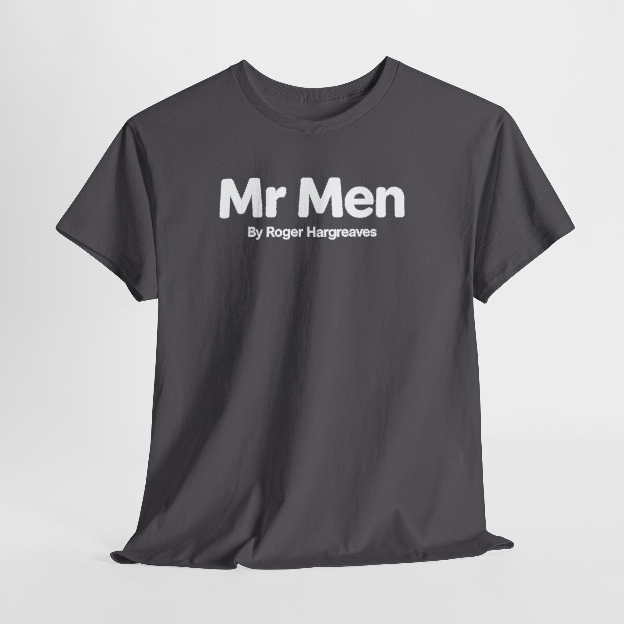 Mr Men T-Shirt – Retro 'Mr Men by Roger Hargreaves' Logo Tee