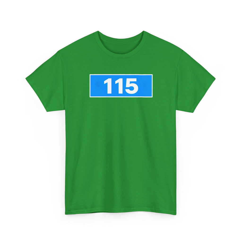 Manchester City 115 Inspired Minimalist Graphic Cotton T-Shirt