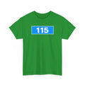 Manchester City 115 Inspired Minimalist Graphic Cotton T-Shirt