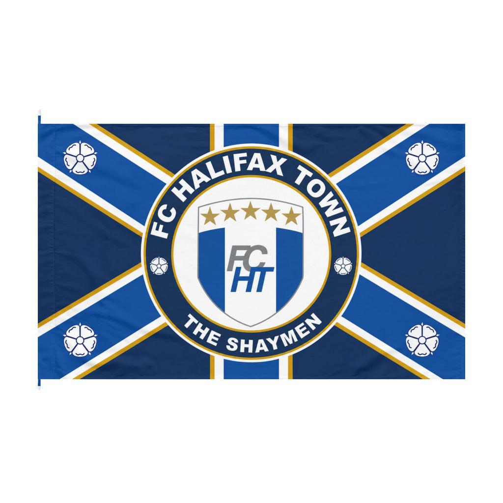 FC Halifax Town Double-Sided Supporter Flag — The Shaymen Club Banner