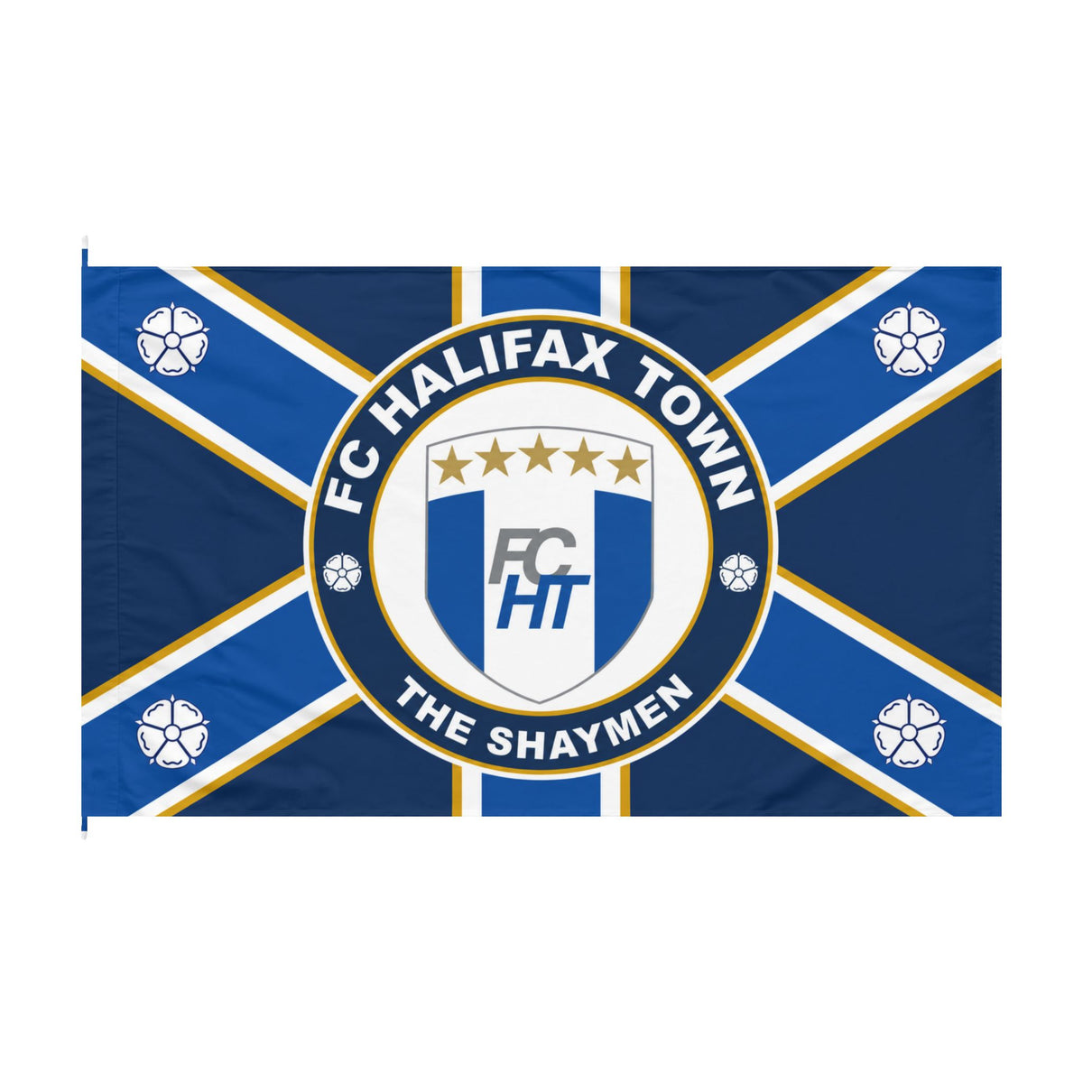 FC Halifax Town Double-Sided Supporter Flag — The Shaymen Club Banner