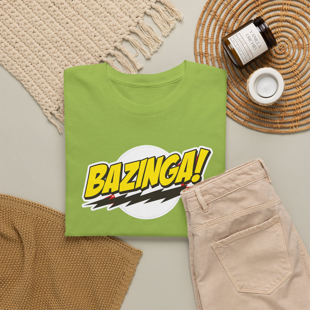 Bazinga! Graphic Cotton T-Shirt