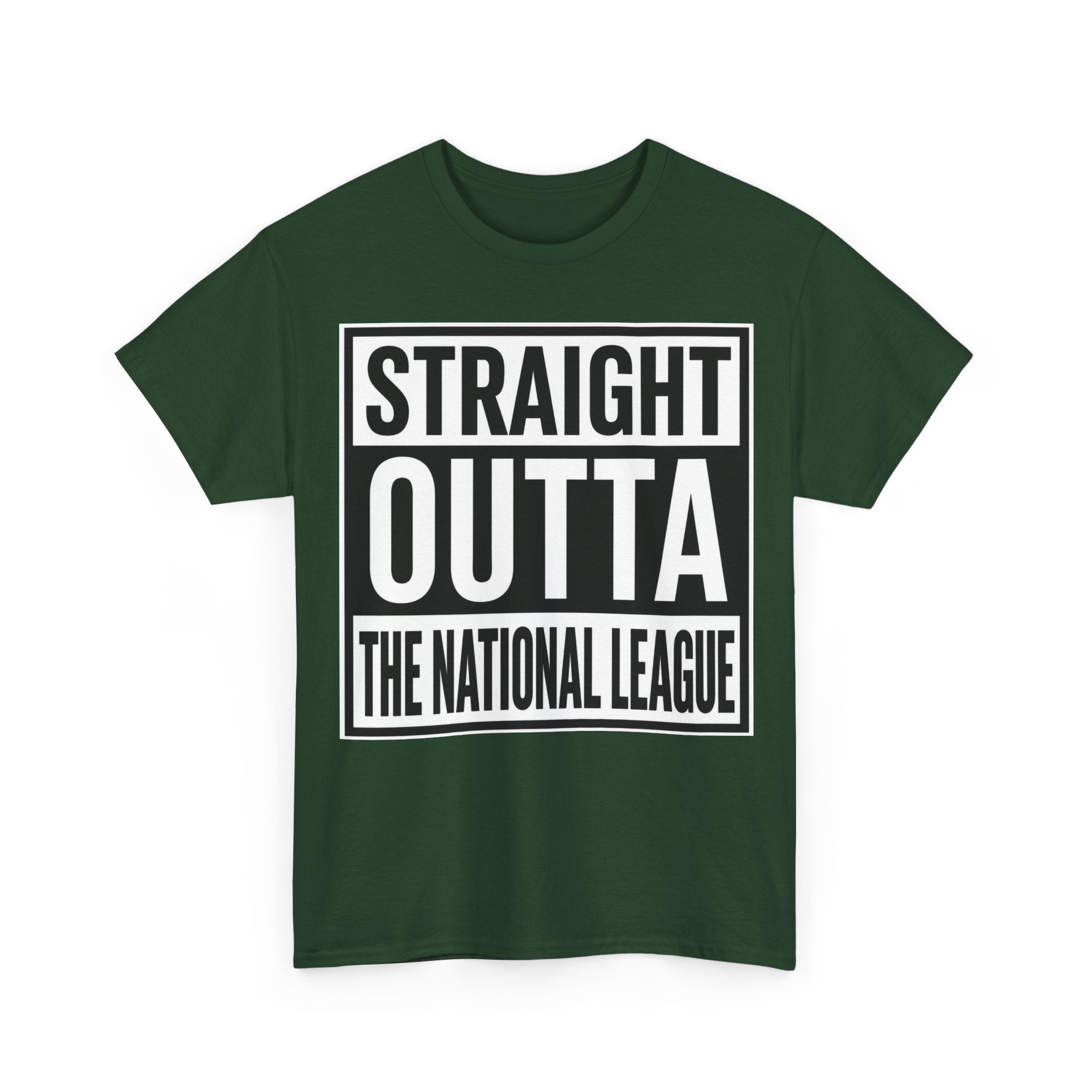 Straight Outta The National League T-Shirt – Football Fan Graphic Tee
