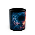 Empire Star Destroyer Space Vortex Black Mug — Cosmic Black Hole Coffee Cup (11oz/15oz)