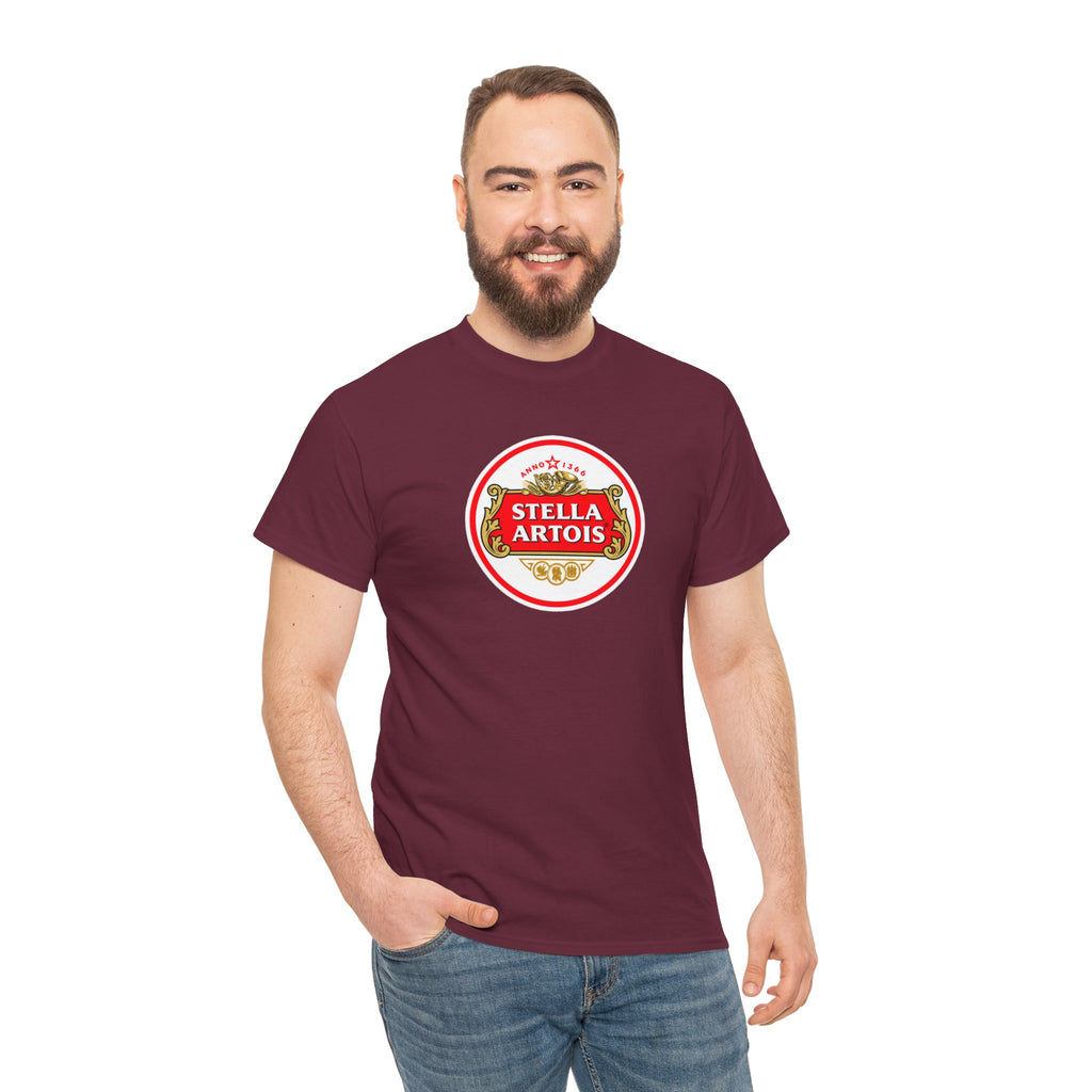 Beer Logo T-Shirt — Stella Artois Inspired Vintage Crest Tee