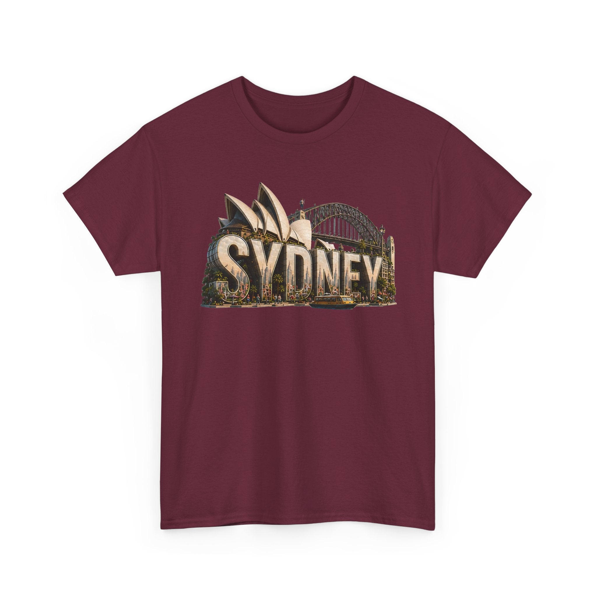 Sydney Landmark T‑Shirt — Vintage Sydney Opera House & Harbour Bridge Tee