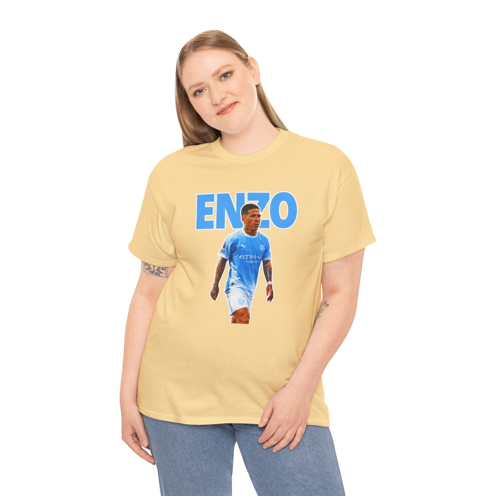 Enzo Fernandez Manchester City Inspired Cotton T-Shirt