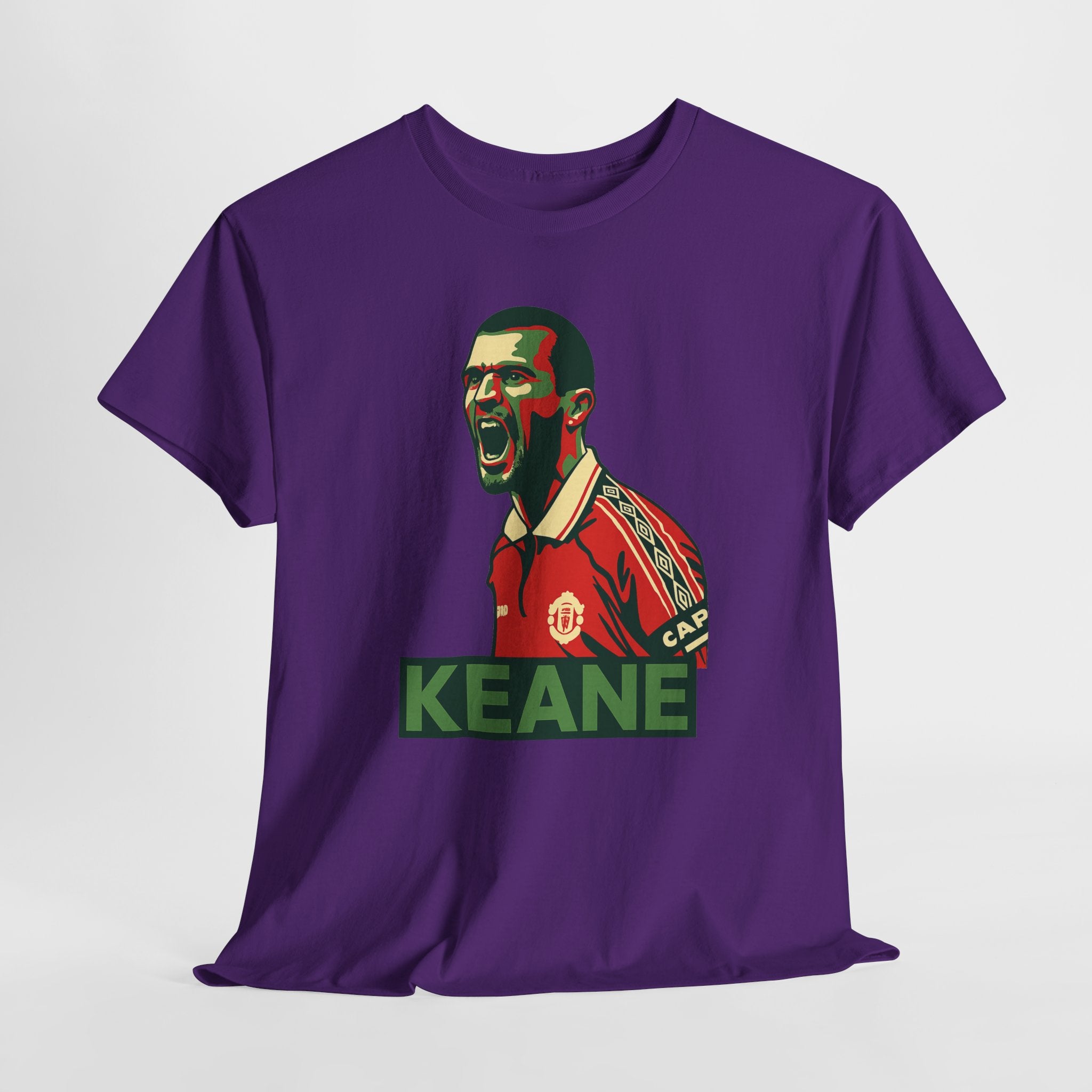 Roy Keane Retro Soccer Tee - Iconic Football Legend Graphic Shirt