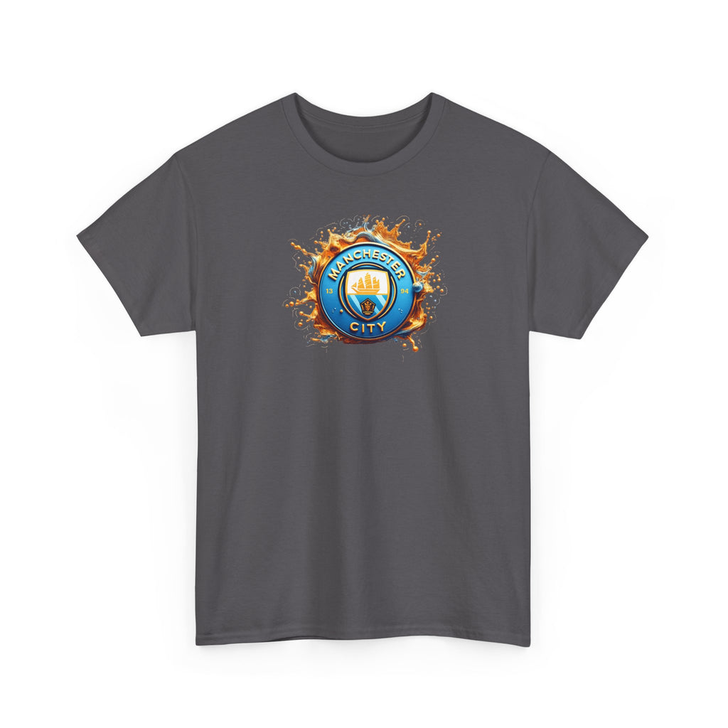 Manchester City T-Shirt – 'Eat. Sleep. City. Repeat.' Football Fan Tee