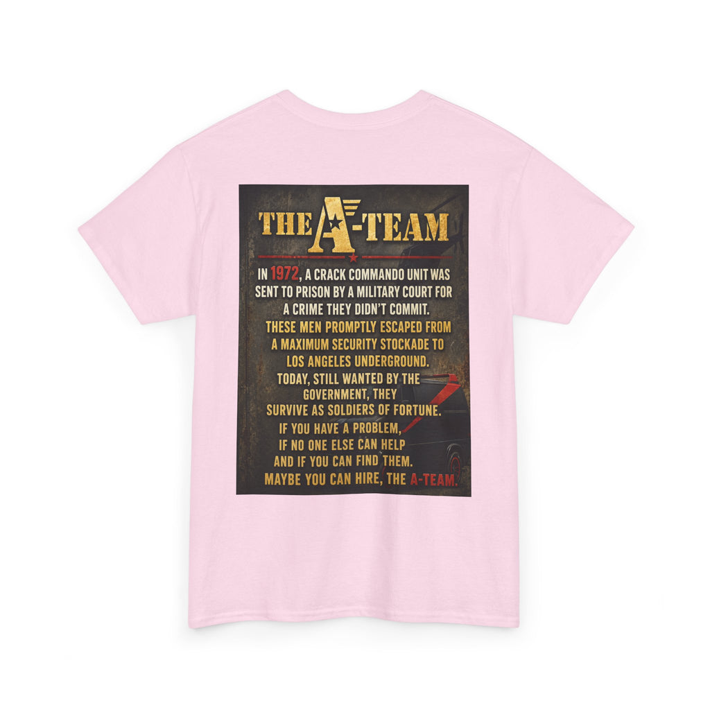 A-Team Graphic Tee — Retro TV Series Logo & Character Poster T-Shirt