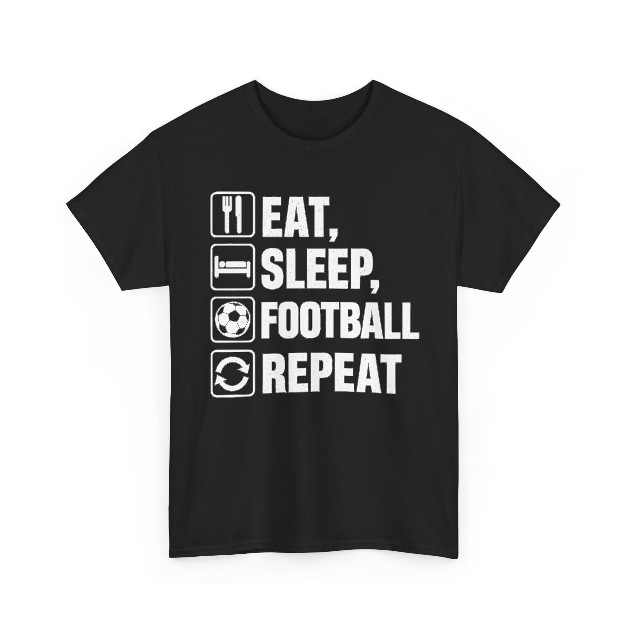 Football Eat Sleep Repeat T-Shirt