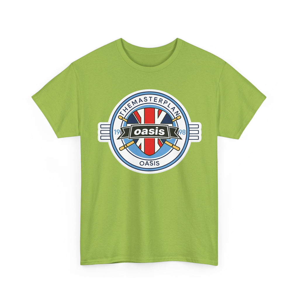 Oasis Union Jack Band Tee – Retro Rock Logo T-Shirt
