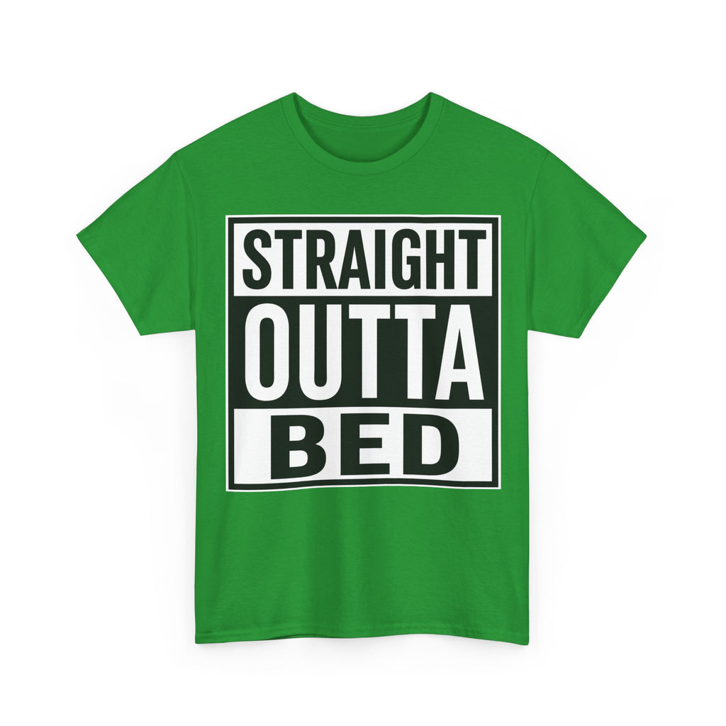 Straight Outta Bed T-Shirt — Funny Morning Graphic Tee