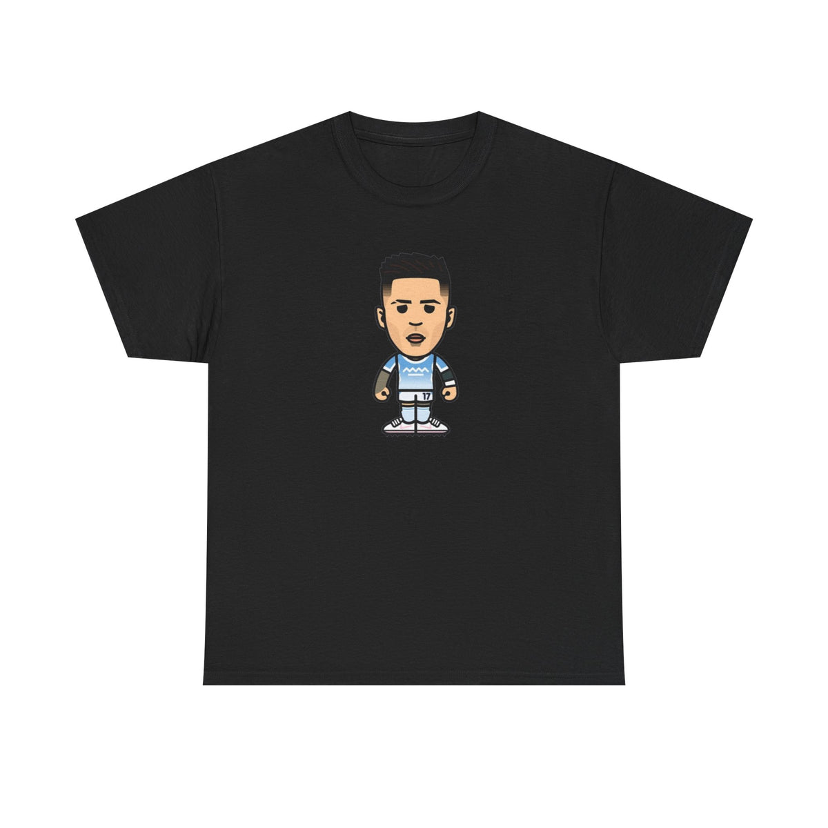 Enzo Fernandez Manchester City Cartoon Cotton T-Shirt