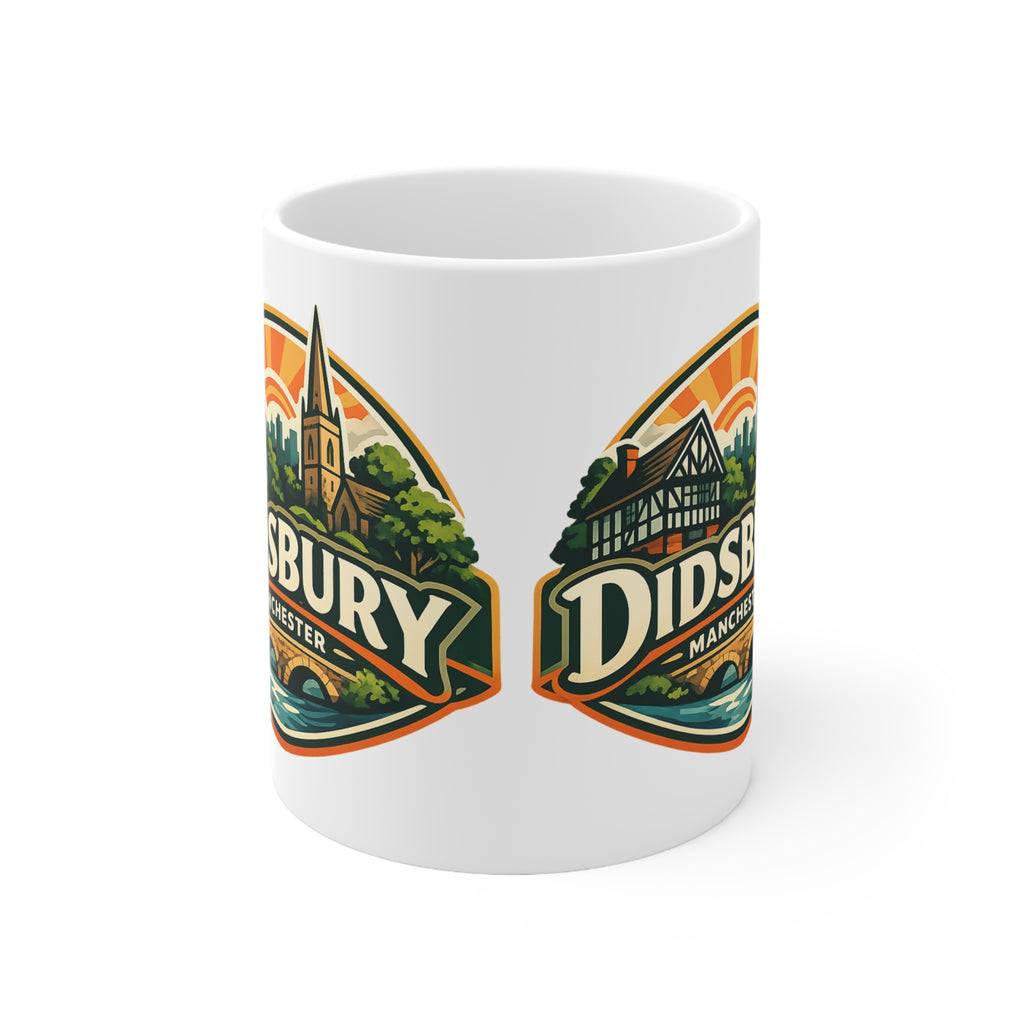 Didsbury Manchester Ceramic Coffee Cups, 11oz, 15oz