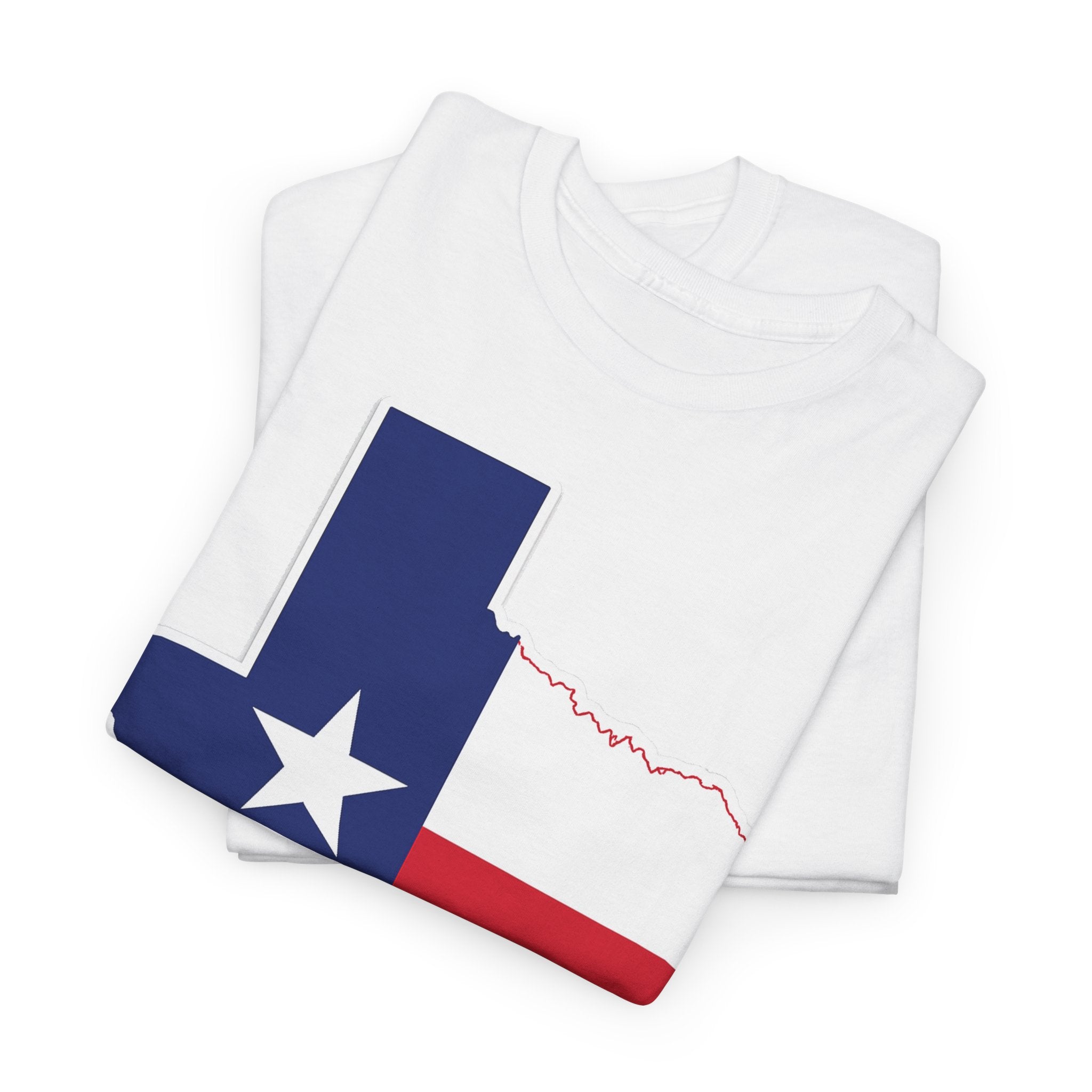Texas Flag Outline T-Shirt — Lone Star State Pride Tee