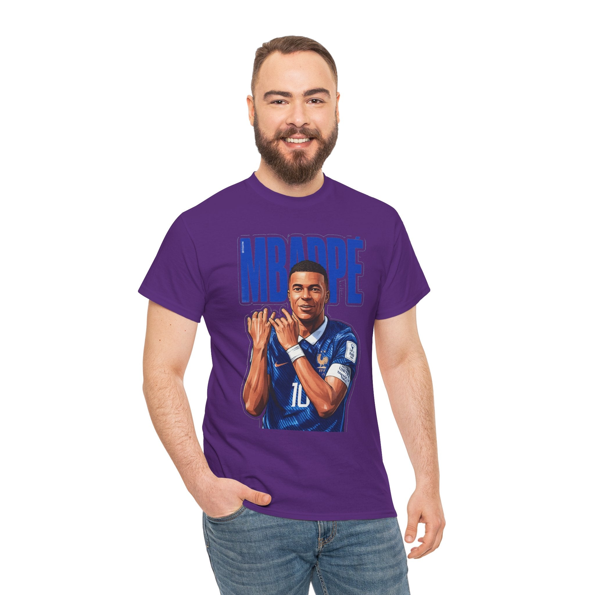 MBAPPE Graphic Shirt Soccer Star Portrait Tee — "