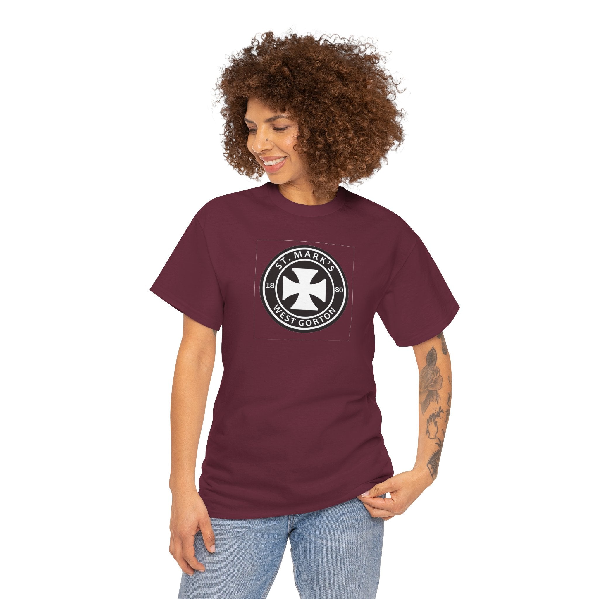 St. Marks West Gorton Cross Logo Tee