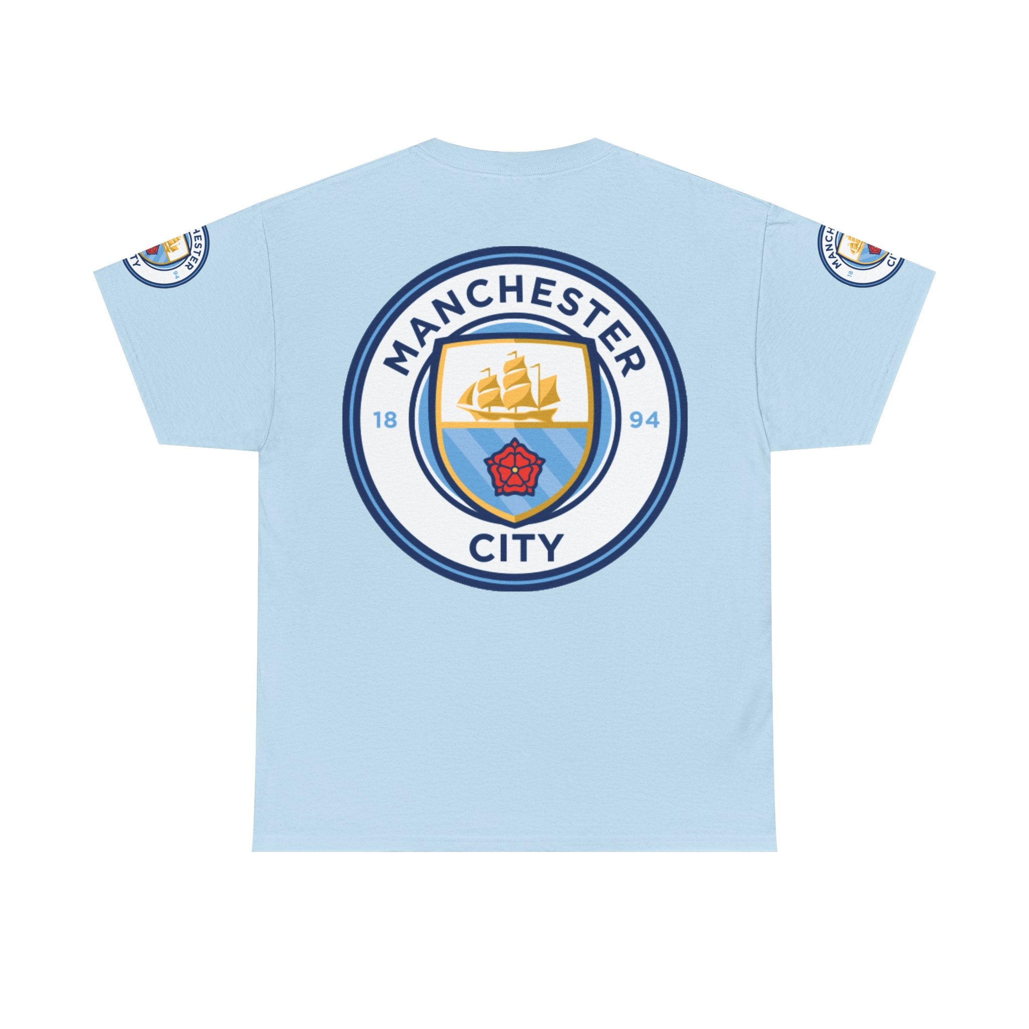 Manchester City Crest T-Shirt — Football Club Logo Tee