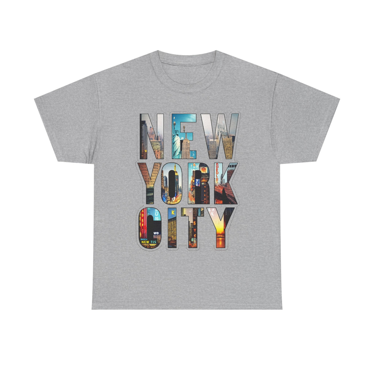 New York City Photo-Block Tee — Vintage Skyline Graphic T-Shirt
