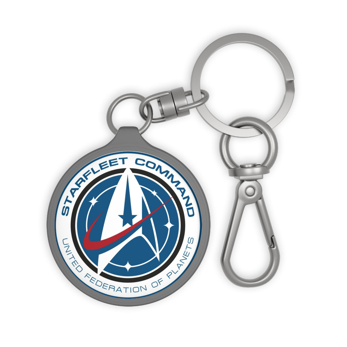 Starfleet Command Keyring Tag – United Federation of Planets Keychain