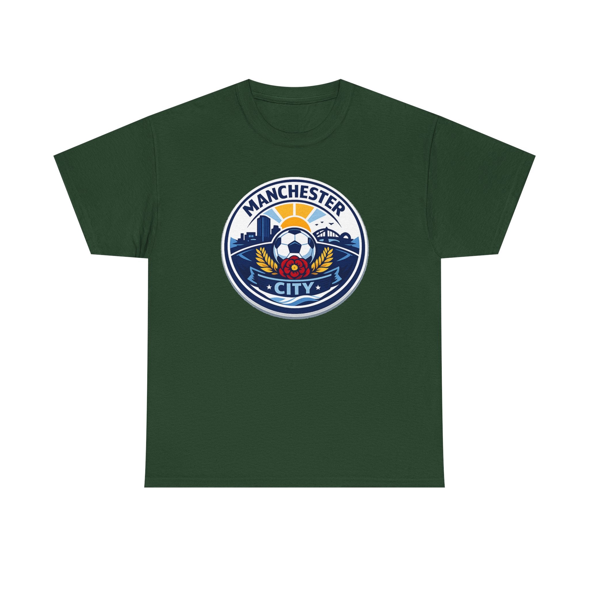 Manchester City Unofficial Soccer Logo T-Shirt — Football Fan Tee