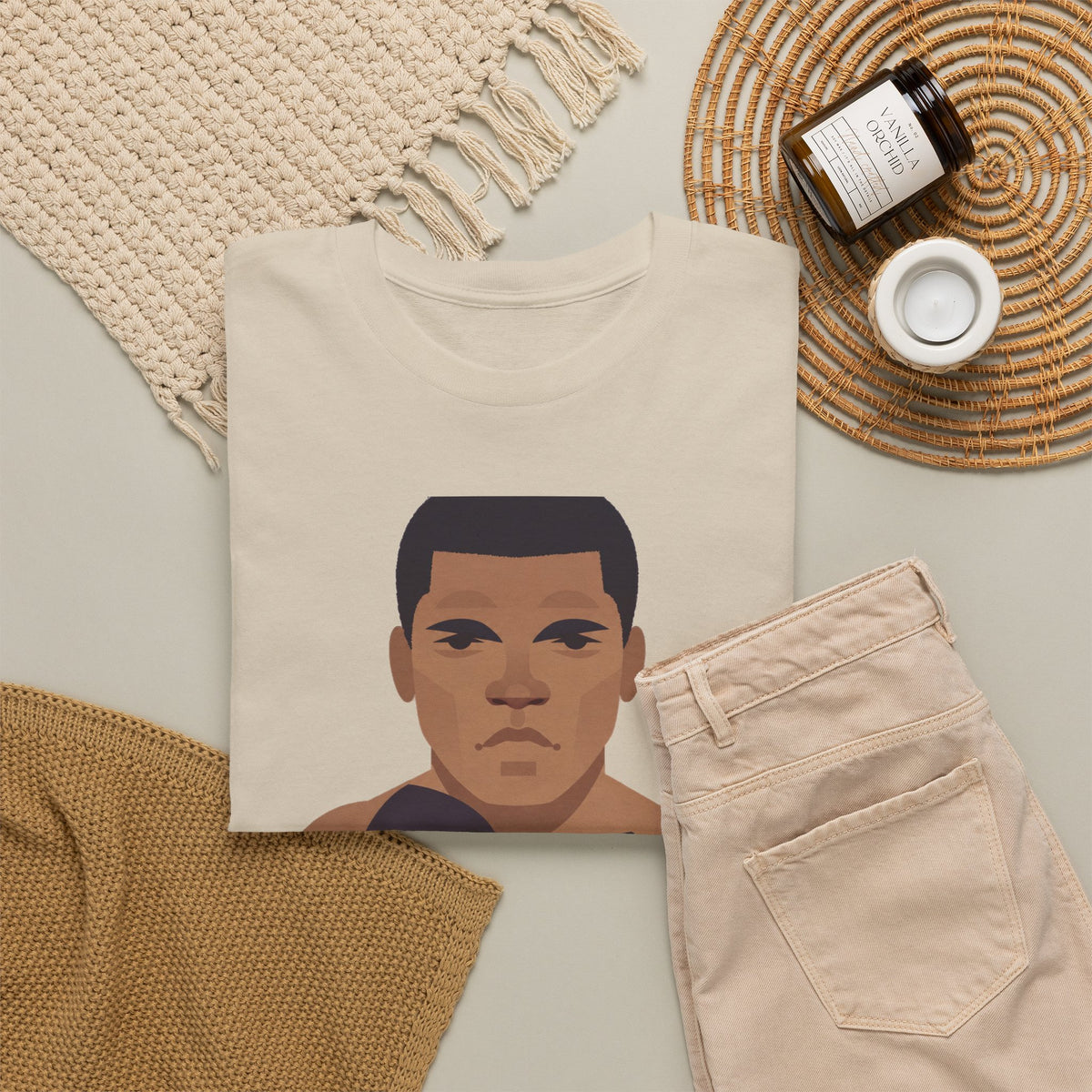 Muhammad Ali Boxing Champion Cotton T-Shirt