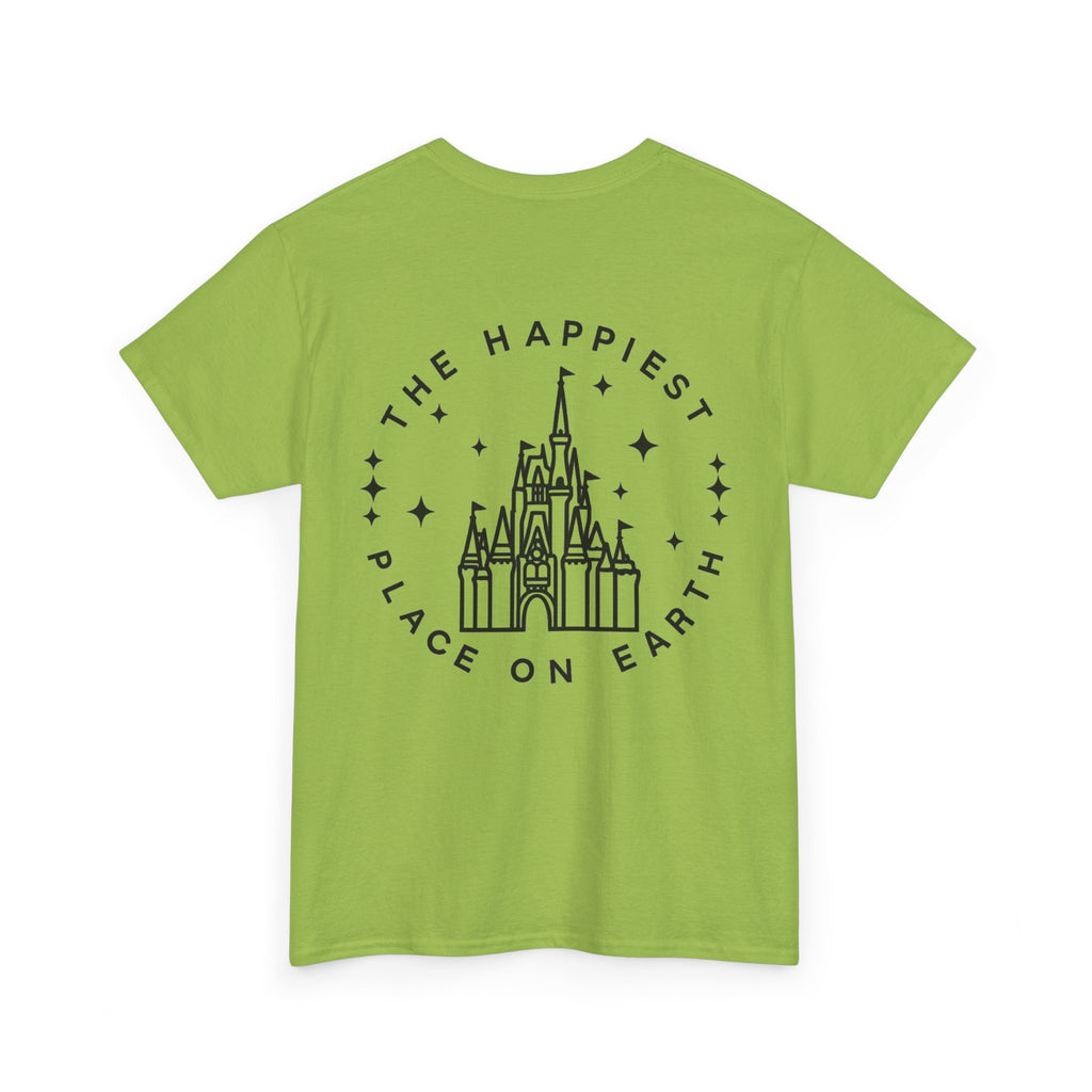 The Happiest Place on Earth Castle Graphic Cotton T-Shirt