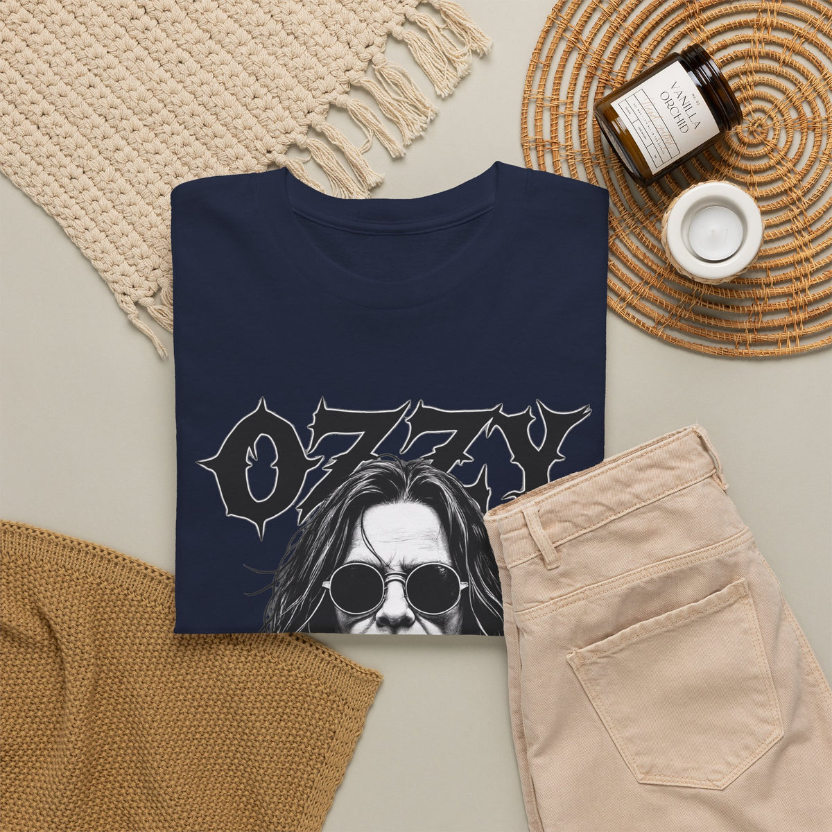 Rock Legend Graphic Tee — "Ozzy" Memorial 1948–2025