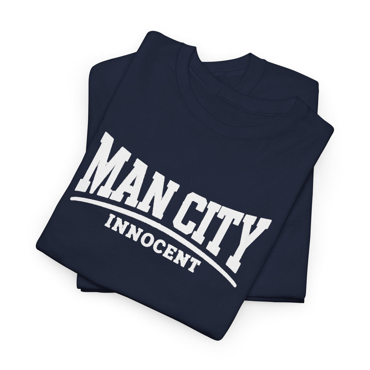 Man City Innocent Cotton T-Shirt / Tee - Vintage Sports Fan Shirt