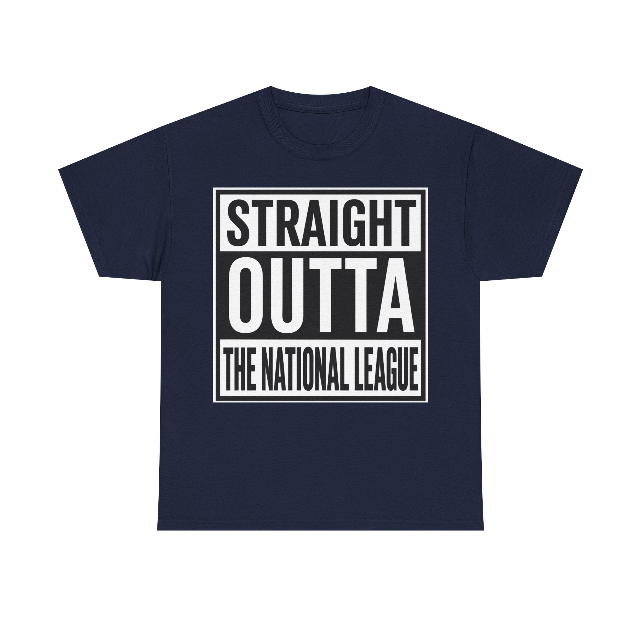 Straight Outta The National League T-Shirt – Football Fan Graphic Tee