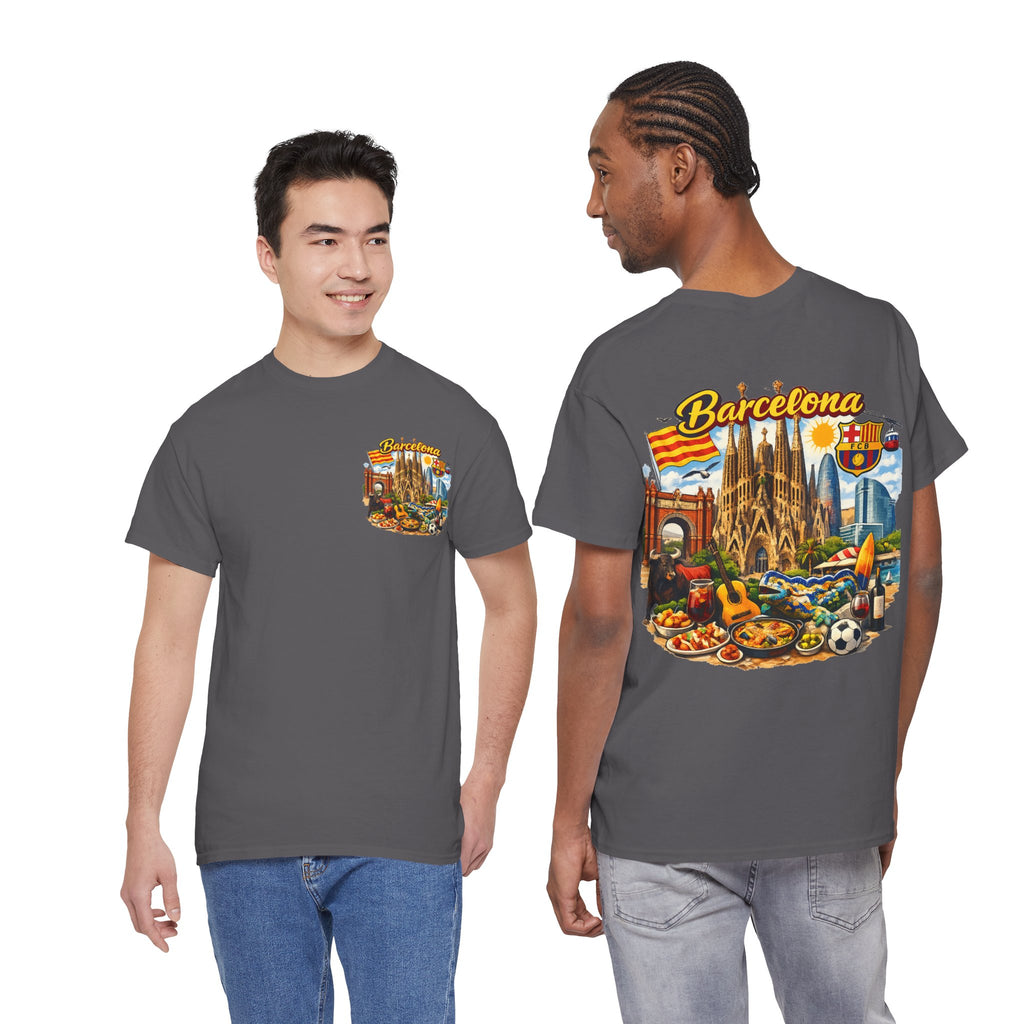 Barcelona Souvenir T‑Shirt — Vintage City Collage Tee