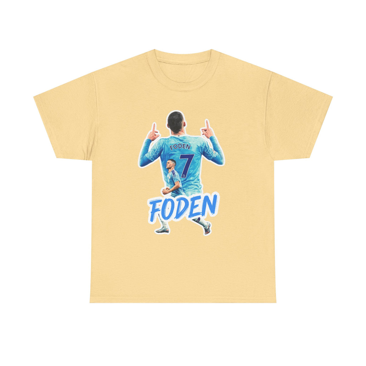 Phil Foden #7 Soccer T‑Shirt — Manchester City Fan Jersey Tribute