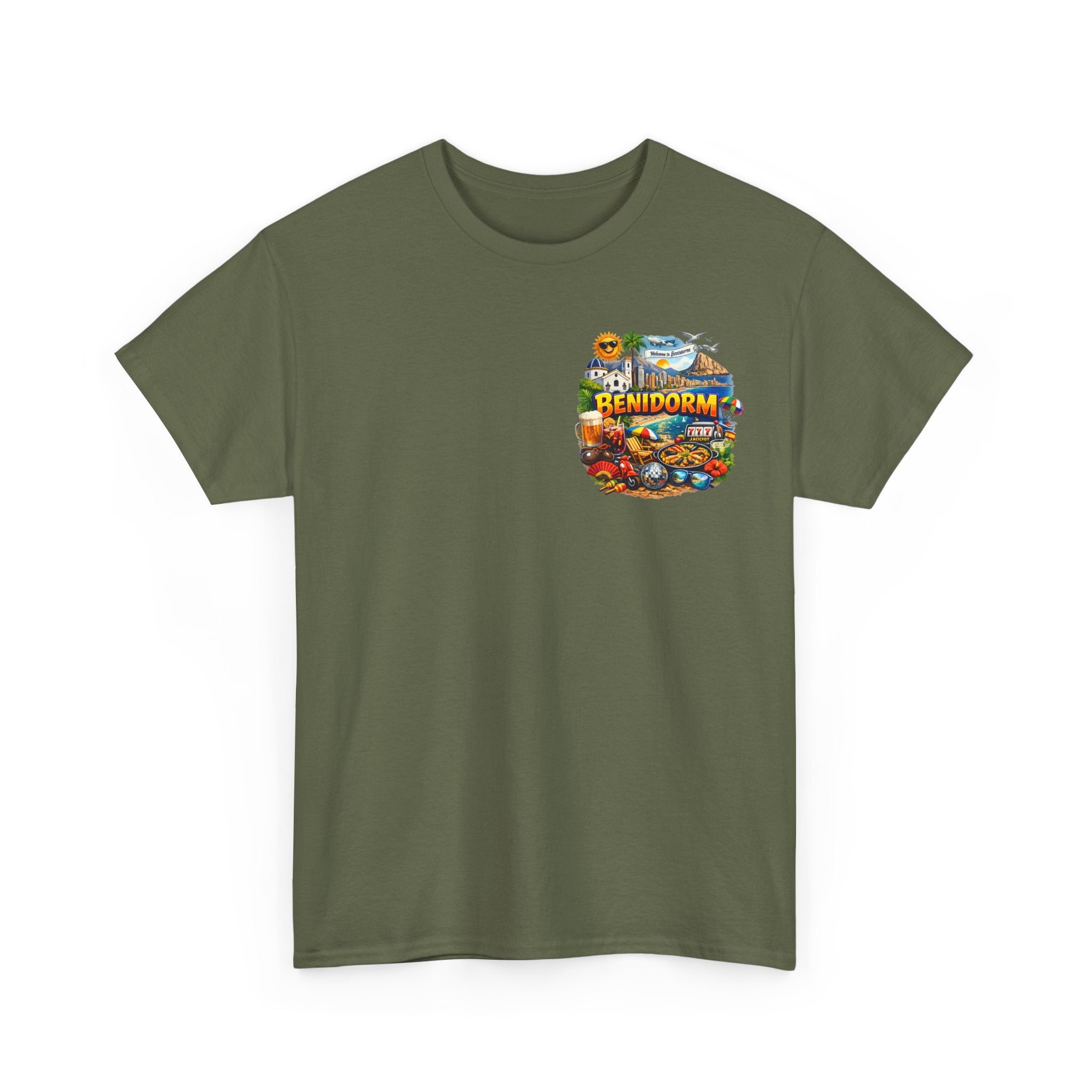 Benidorm Souvenir T‑Shirt — Spain Beach Holiday Graphic Tee