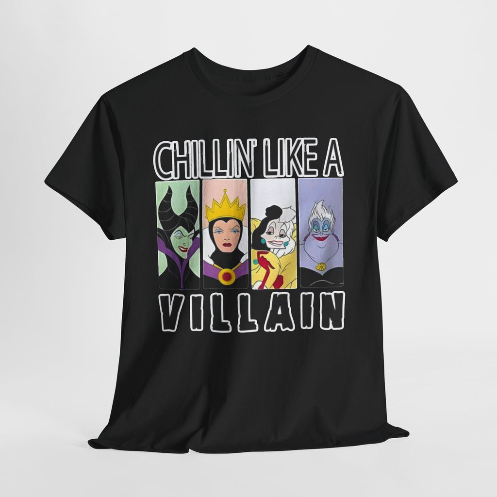 Villain Squad T‑Shirt — "Chillin' Like a Villain" Graphic Tee