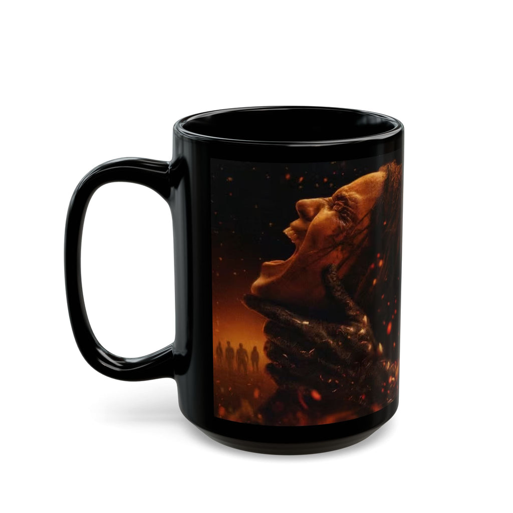 Evil Dead Burn Now In Theaters Black Coffee Mug (11oz, 15oz)