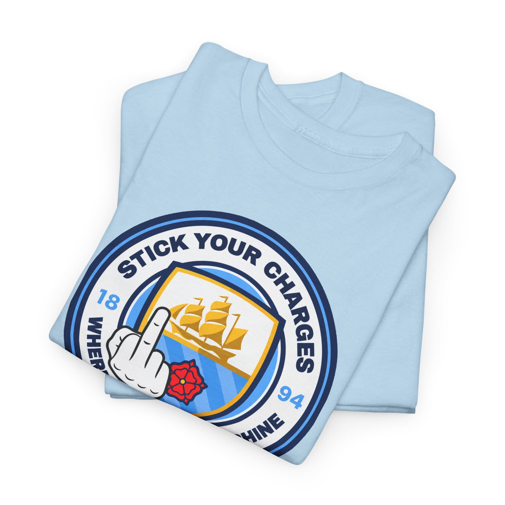 Manchester City "Stick Your Charger Where the Sun Don't Shine" Cotton t-shirt