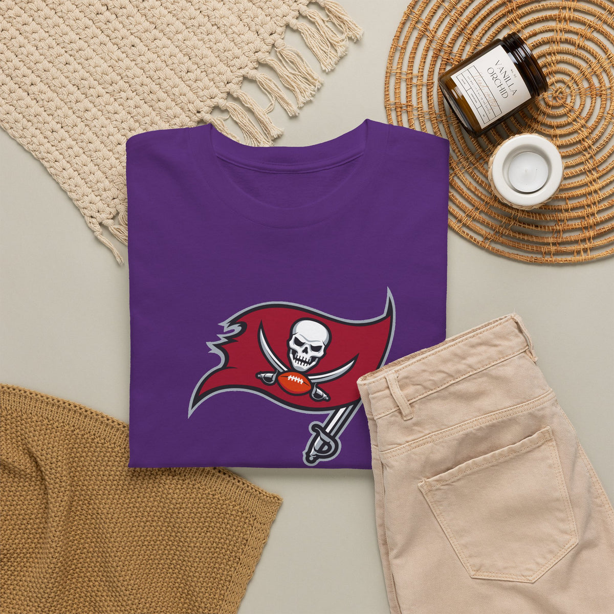 Tampa Bay Buccaneers inspired Unisex Heavy Cotton Tee