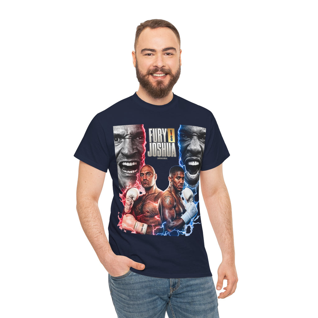 Fury vs Joshua Boxing Tee — Heavyweight Fight Night Graphic T-Shirt