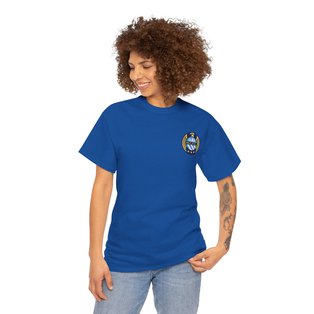 MCFC Unofficial Crest / Badge Tee — Nautical Compass Emblem Shirt