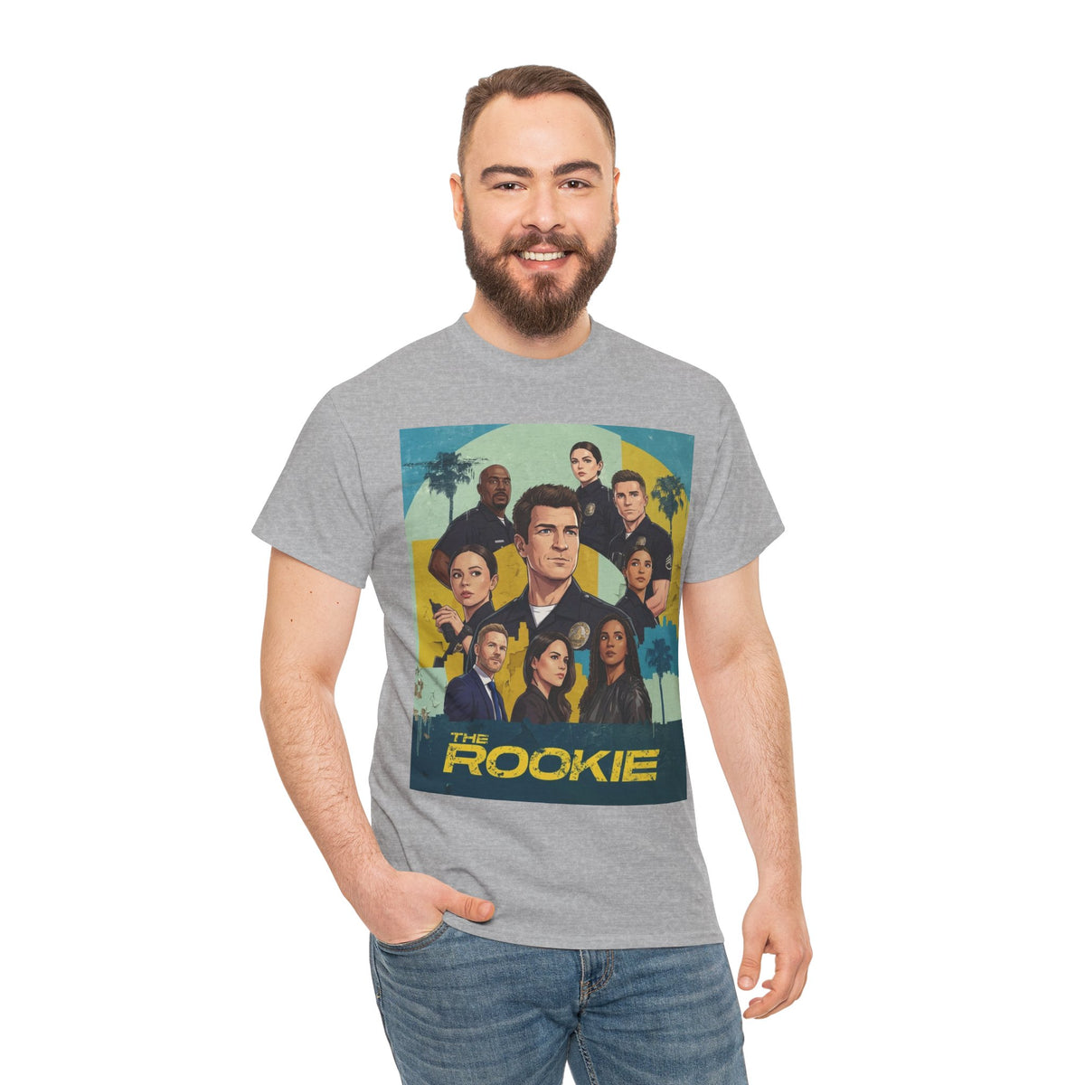 The Rookie TV Cast Graphic Tee — Vintage Poster Style Shirt