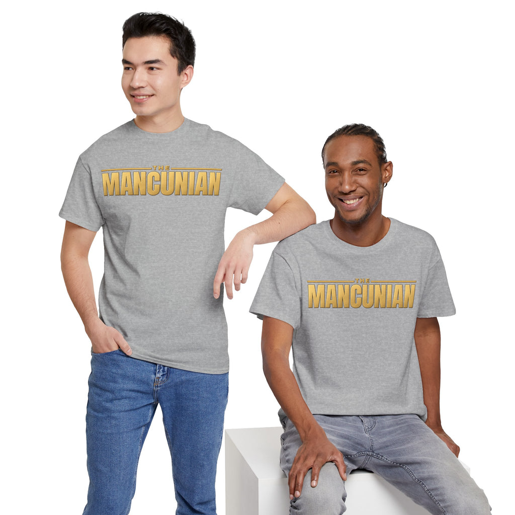 Mancunian Gold Logo Cotton T‑Shirt