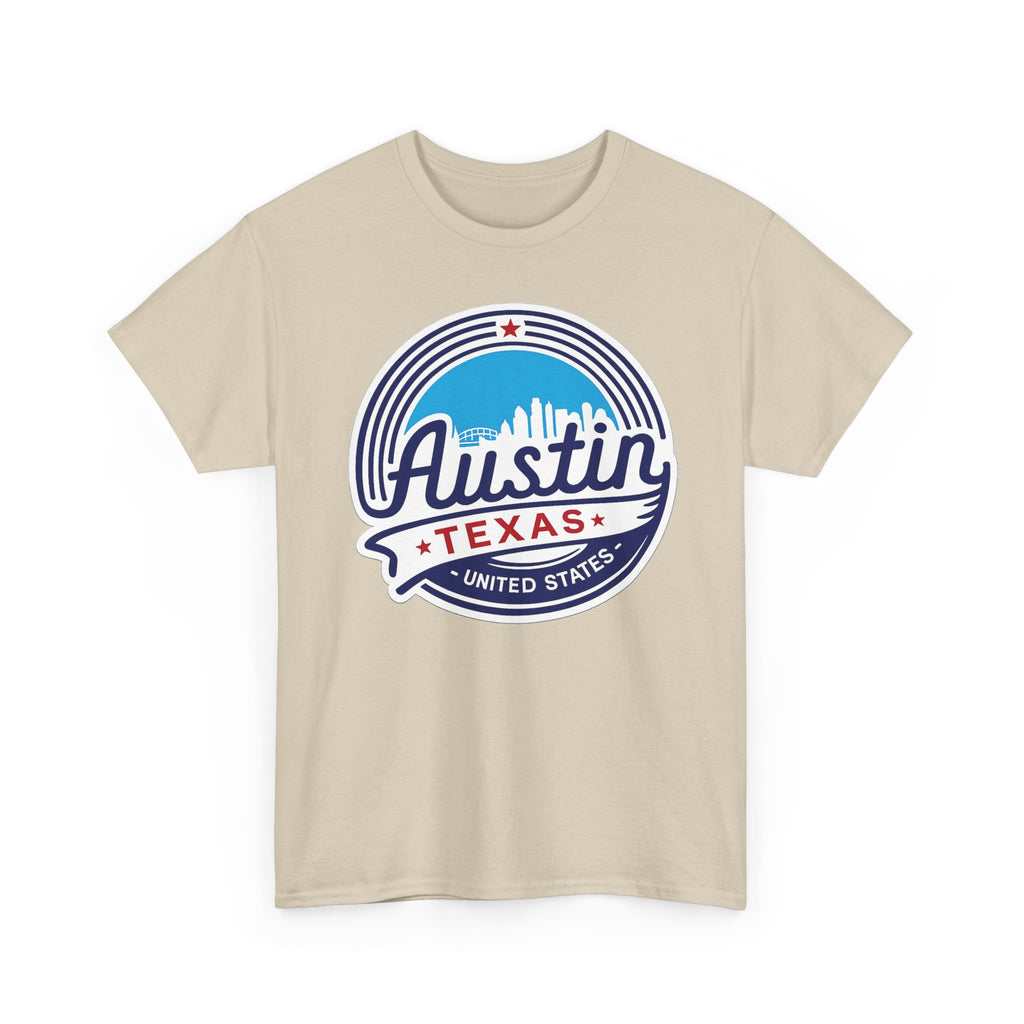 Austin Texas Retro Skyline T-Shirt — Vintage City Pride Tee