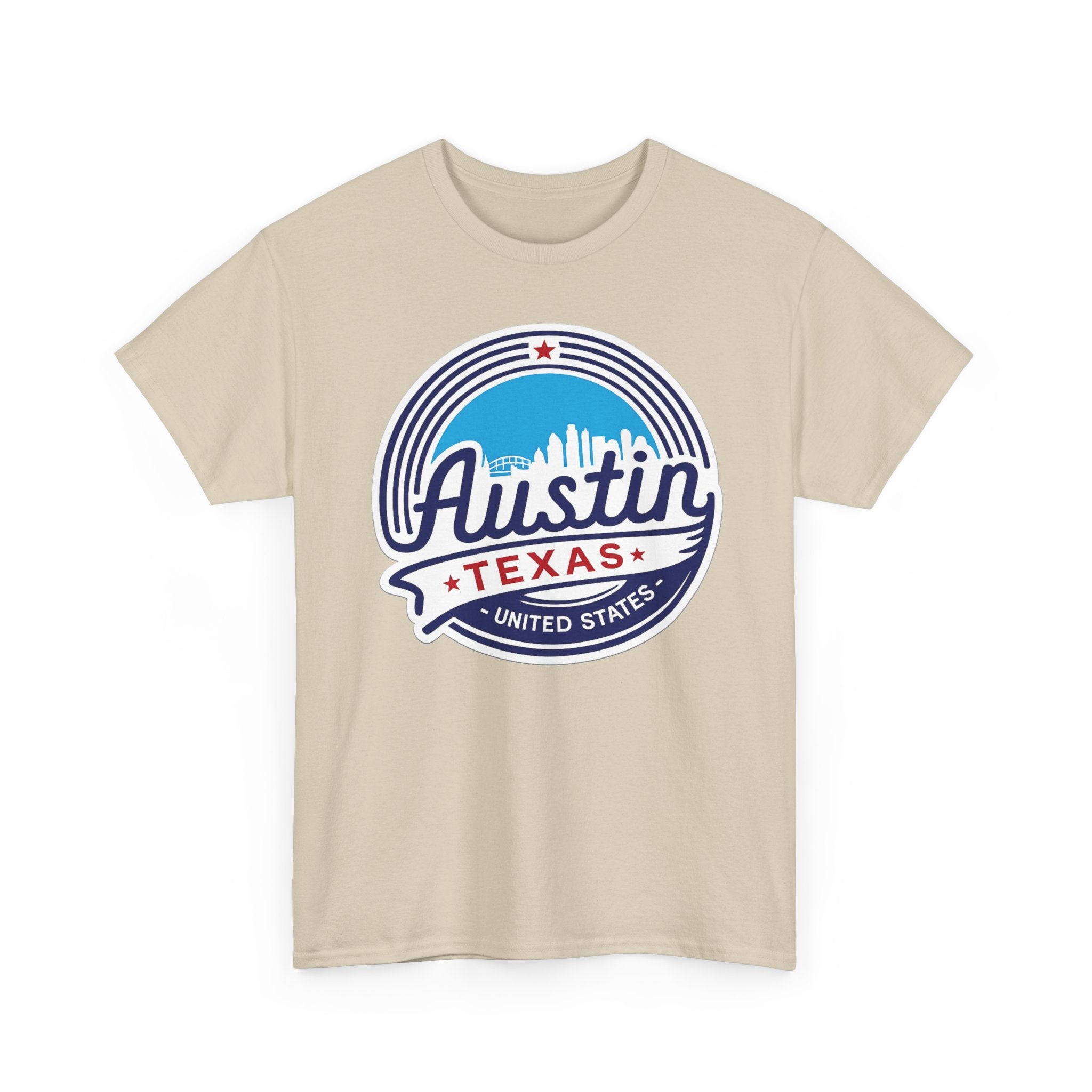 Austin Texas Retro Skyline T-Shirt — Vintage City Pride Tee