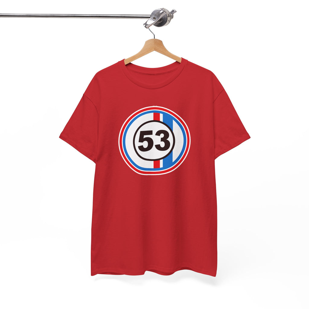 Racing Stripe Number 53 Cotton T-Shirt / Tee